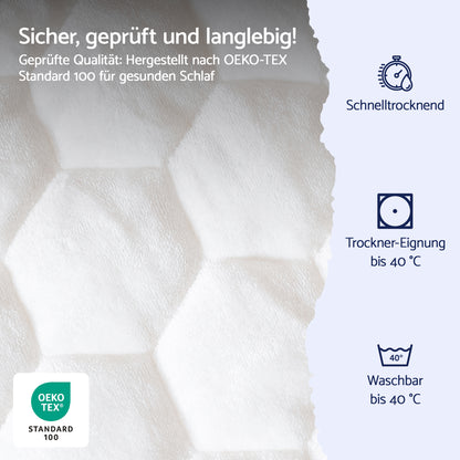 Geprüftes Spannbettlaken