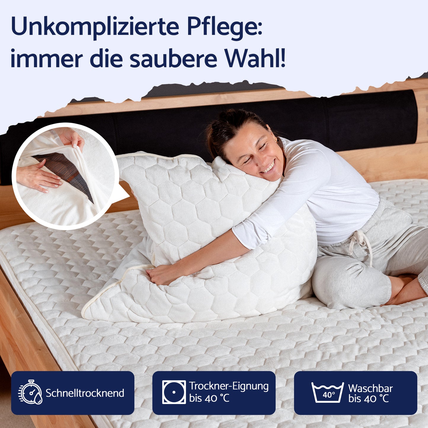 Gemütlich weiche Kissenbezüge