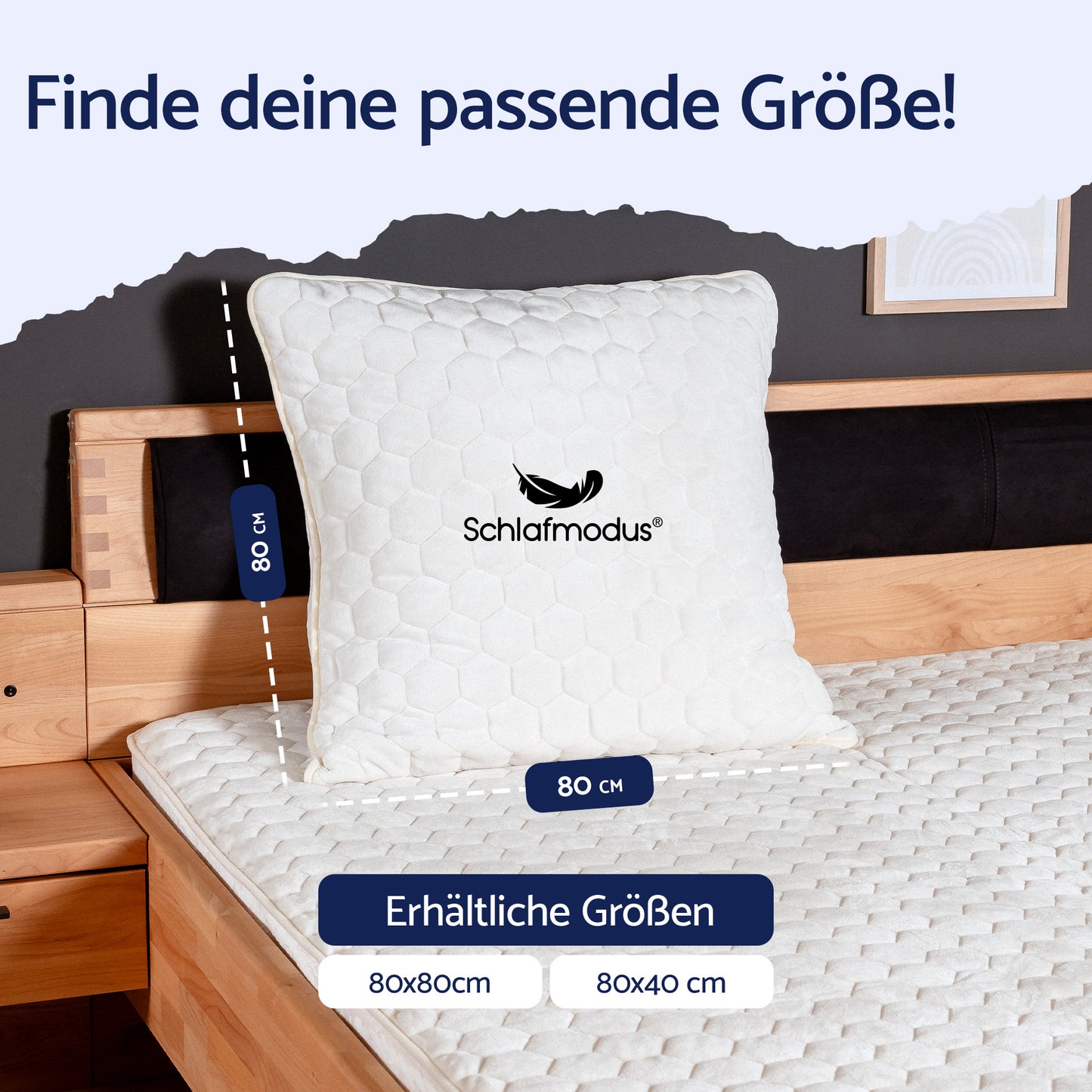 Kissenbezüge in der passenden Größe