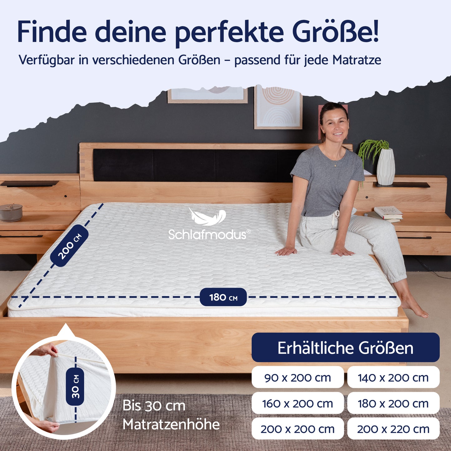 Die richtige Spannbettlaken Größe wählen